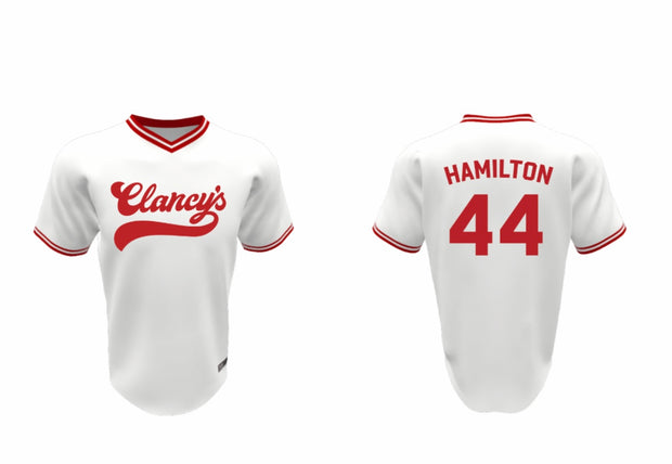 CLANCY’S BASEBALL JERSEY